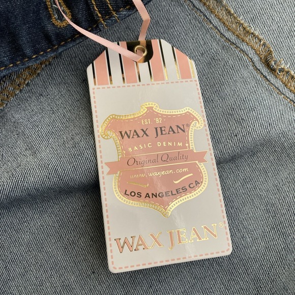 NWT Wax Jean Women's Dark Blue Short Stretch Long Sleeve Denim Jacket - SZ 1X - Picture 10 of 14